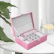 thumbnail image 5 of Joyero PU Cuero Compacto Amplio espacio de almacenamiento Almacenamiento para pulseras Relojes EstiloC-Rosa Yuyangstore Organizador de joyas, 5 of 8