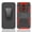 Red, variant on LG Stylo 4 Armor Belt Clip Holster Case Cover Red