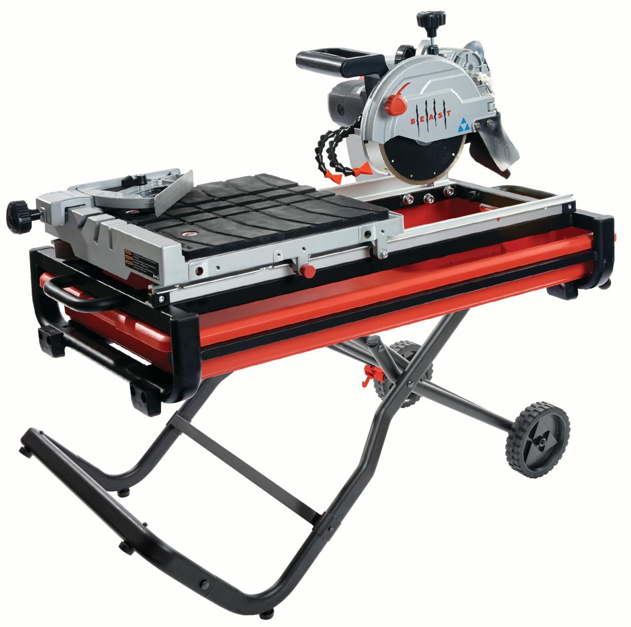 7" Wet Tile Saw Kit w Gravity Folding Stand by Lackmond Products, Inc.