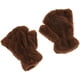 thumbnail image 4 of Guantes de pata de gato sin dedos, de piel sintética y felpa, cálidos guantes de medio dedo para invierno, bonitos guantes de cosplay con pata de gato, guantes de felpa peludos para mujeres y niñas., 4 of 4