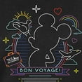 thumbnail image 3 of Disney - Mickey Mouse - Bon Voyage on the Cruise - Juniors Fitted Graphic T-Shirt, 3 of 5