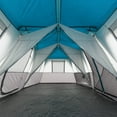 Ozark Trail 20' x 10' Instant Cabin Tent in Gray and Teal, Sleeps 12