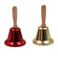 thumbnail image 4 of Adornos navideños Calibre 6,5 cm Campana de hierro de metal de Papá Noel multicolor Campana de mano de Papá Noel, 4 of 6