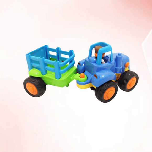 Kids Car Toy Tractors Car Model Engineering Van Model Kids Early Learning Toy Blue Blue