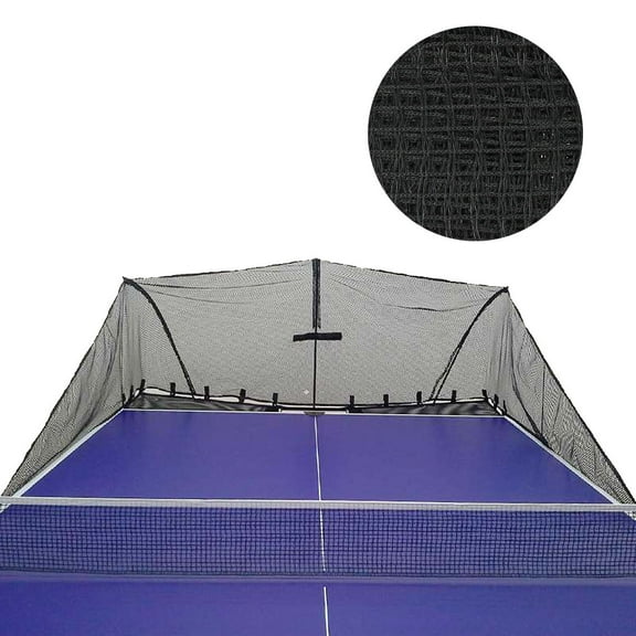 LOLIPPYY 2Pcs Black Nylon Pong Net for Indoor and Outdoor Table Use