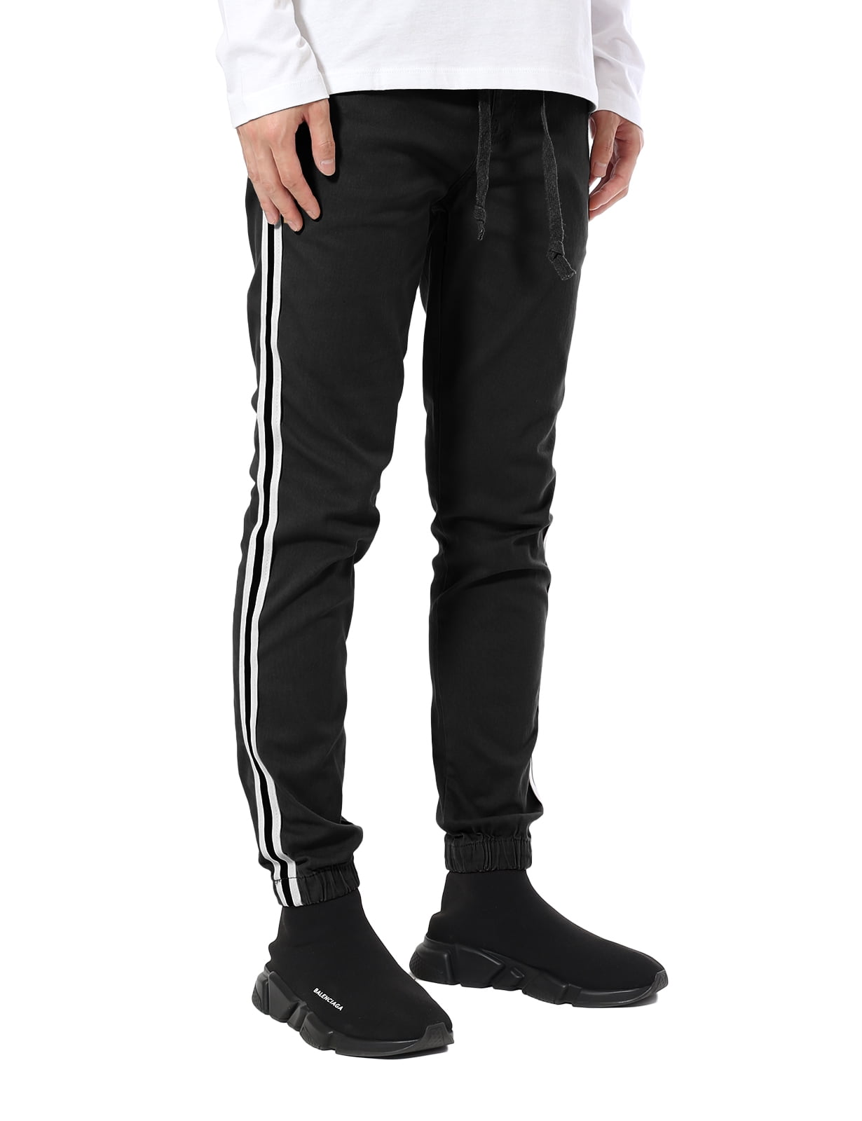 MEN'S STRIPED JOGGER PANTS