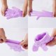 thumbnail image 4 of Guantes de ducha exfoliantes CVNDKN, 24 unidades, nailon de doble cara, 4 of 7