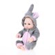 thumbnail image 5 of Muñeca bebé reborn de 10 pulgadas y 25 cm, muñeca princesa de silicona completa, juguete de baño para bebé con ropa, regalos lindos y realistas, juguete de elefante, 5 of 7
