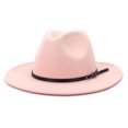 thumbnail image 1 of JFBUJC Women Or Men Woolen Felt Fedora Hat, 1 of 5