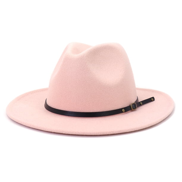 Sombrero de jazz Otoño e invierno Sombrero de copa retro Moda femenina Sombrero de lana para mujer