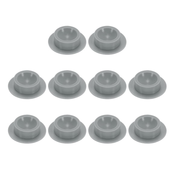 Unique Bargains 10pcs Hole Plug 1/2 Inch (13mm) Button Plugs Fit for 12-12.5mm Hole, Waterproof Plug Tube Plug, Grey