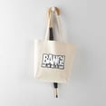 thumbnail image 5 of CafePress - Bang Tote Bag - Unisex Canvas Tote Bag, Beige, 1-Piece, 5 of 7