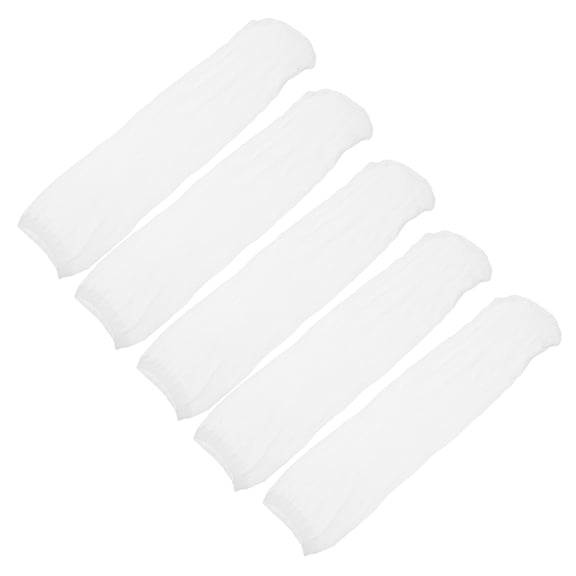 LOLIPPYY 5-Pack White Ceiling Fan Blade Dust Covers Full Wraps Washable and Reusable