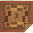 thumbnail image 2 of Primitive Quilt Stratton Applique Stars Patchwork Bedroom Decor TCC Brands, 2 of 4