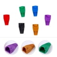 thumbnail image 3 of 100 Pcs RJ45 Ethernet Network Cable Boots Cover Plastic Connect Plug Cover, 3 of 3