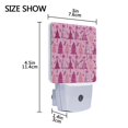 thumbnail image 4 of Night Light 3x4.5x1.4In LED Sensor Night Light Instruction Bedroom Baby Room Stairway Hallway Entry Night Light Beautiful Pink Christmas Little Green Dinosaurtree, 4 of 7