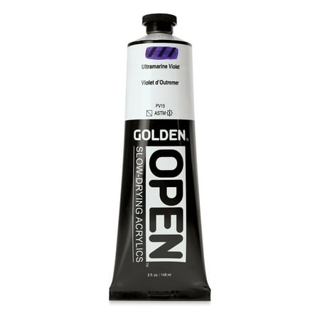 UPC: 0738797740136 | Golden Open Acrylics – Ultramarine Violet 5 oz Tube