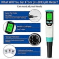 thumbnail image 3 of PH Meter with ATC Food PH Tester, Waterproof Digital Food PH Meter, 3 of 5