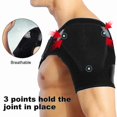 thumbnail image 2 of Shoulder Support Brace Rotator Cuff Pain Relief Therapy Belt Sleeve Men Women, 2 of 5