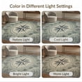 thumbnail image 7 of ODIKA Compass Vintage Star With Distressed Maritime Border Nautical Flowing Dynamic for Bedroom, Nursery, RV, Pet Friendly & Kids Safe Bedside, 7 of 7