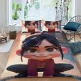 thumbnail image 2 of Vanellope Conjunto de sábanas temático, trío de piezas, cómodo y amigable con la piel, diseño único, regalo de decoración para el hogar para familiares, amigos y fans,140cm *210cm, 2 of 6