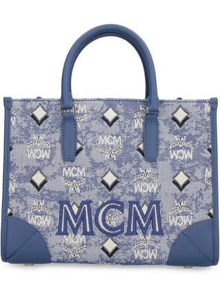 Women Pre-Owned Authenticated MCM Lion Visetos Tote Bag Calf