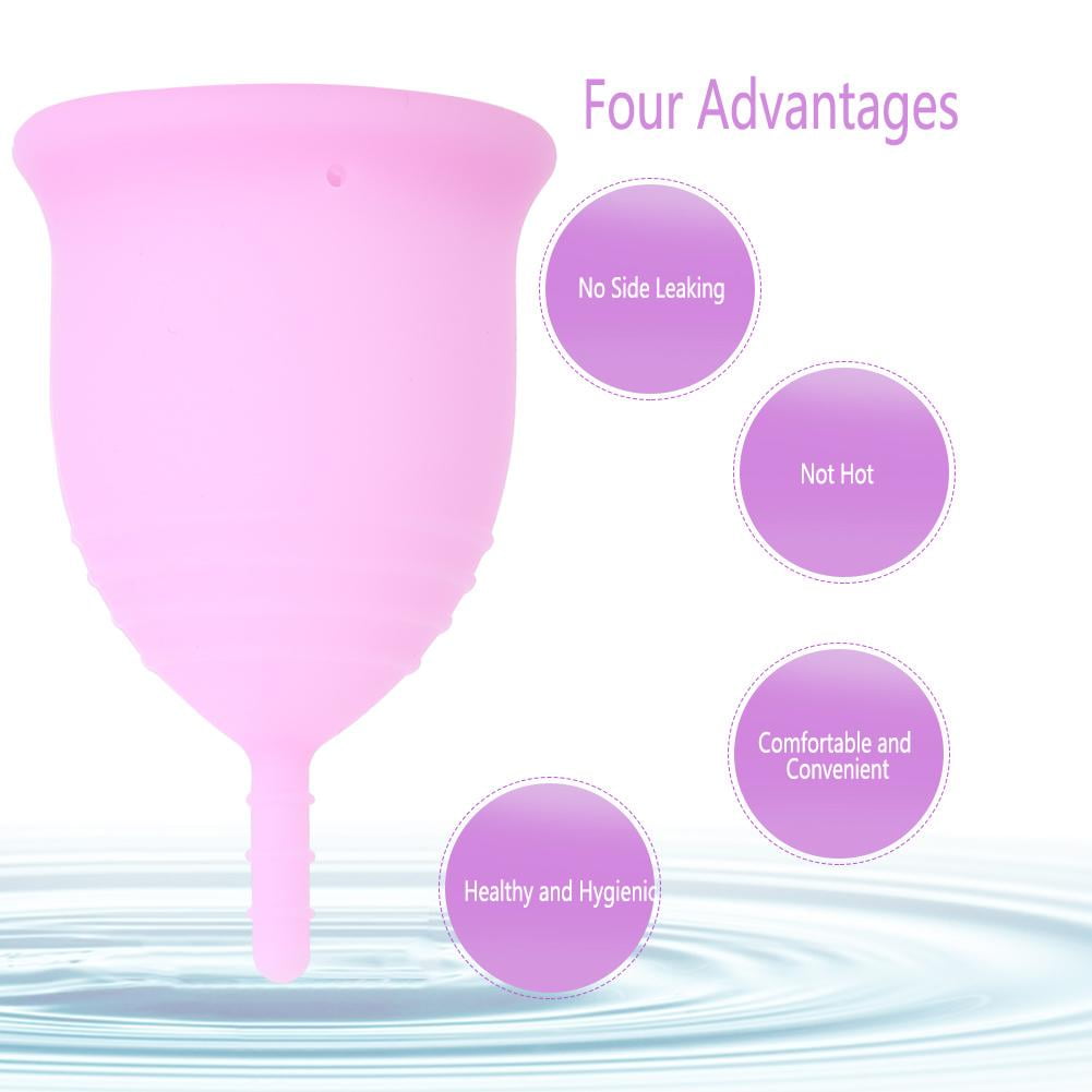 FAGINEY 3 Colors Menstrual Cup Medical Silicone Female Lady Leak Free