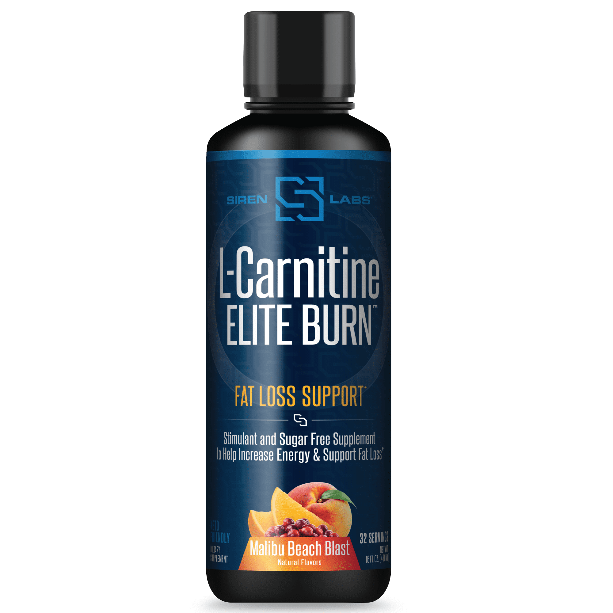 Siren Labs LCarnitine Elite Burn Liquid Keto Fat Burner and Metabolism