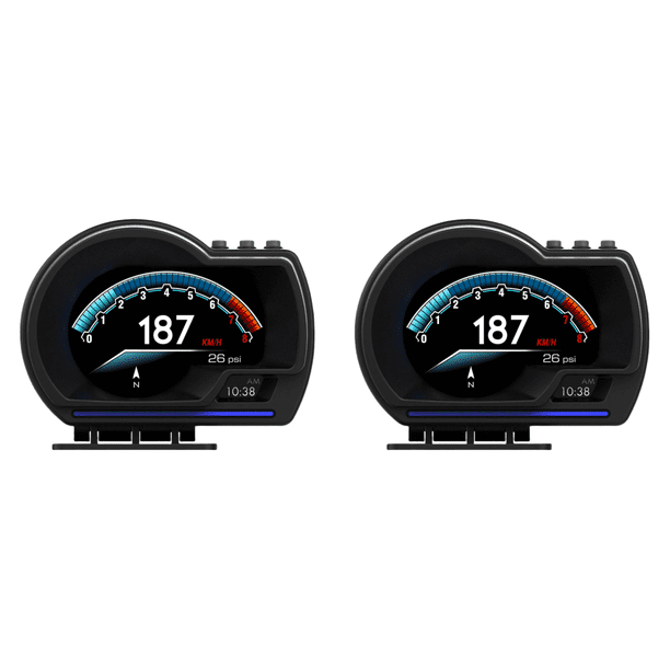 On-BD Head Up Pantalla de coche Alarma de seguridad Odómetro digital Computadora de a bordo automática