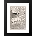 thumbnail image 2 of Percy J. Billinghurst 11x14 Black Modern Framed Museum Art Print Titled - The Stag and the Vine (1900), 2 of 5