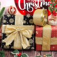 thumbnail image 4 of Glitter Ribbon, Ribbon with Metallic Edge, Ribbon for Wreath, ChritmasTree Decoration, Gift Wrapping,Home Decor, 10 Yards, 4 of 7