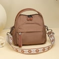 thumbnail image 3 of HUISZJ Nylon Crossbody Bag, Women Shoulder Bag with Zipper, Large Capacity Commute Bag for Work Travel Outdoor (Brown), 3 of 8