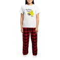 thumbnail image 4 of CafePress - Quilting Chick Text Women's Light Pajamas - Women's Short Sleeve Print T-Shirt and Pants Light Cotton Pajama Set, 4 of 7