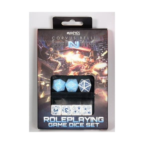 Modiphius Entertainment Dice Set - Pan Oceania (7) New