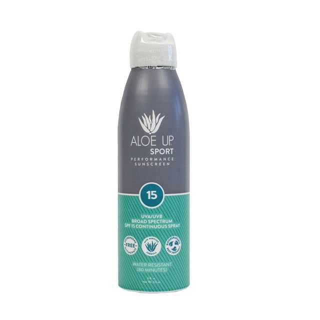 Protector solar ALOE UP Sport Continuous Spray SPF 15 177 ml