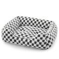 thumbnail image 1 of Cama para perros JOEJOY Sofá ortopédico rectangular para perros medianos, color gris, 1 of 8