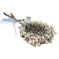 thumbnail image 2 of Bird Nest + Bird Clip Ornament for Christmas Tree, Centerpiece, Holiday Decor- 6", 2 of 6