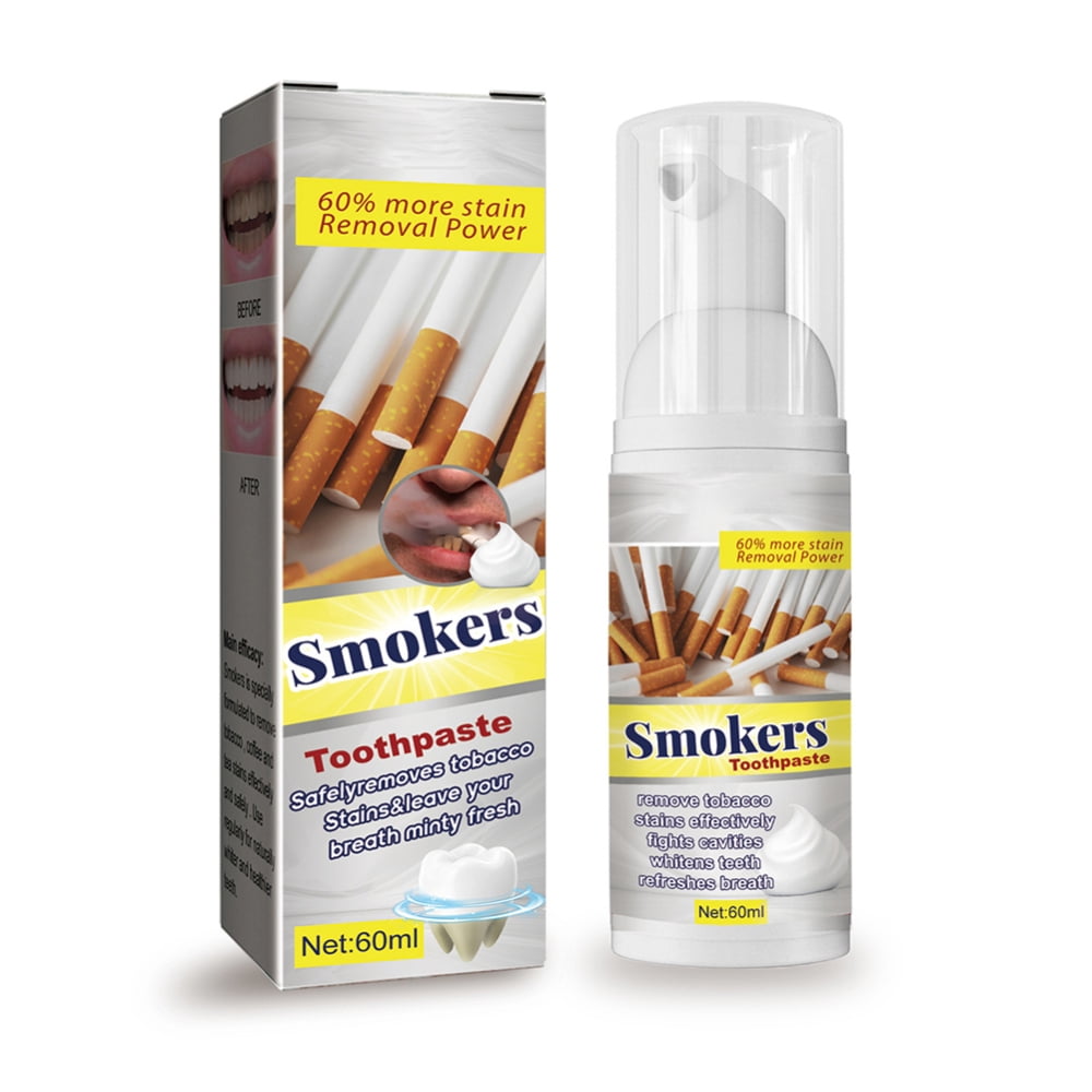 60ML Smokers Toothpaste Teeth Stains Remove Toothpaste Professional