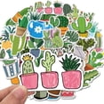 thumbnail image 3 of 50 Uds. Calcomanías coloridas pegatinas de árboles y plantas pegatinas impermeables para matraz portátil botella de agua pegatinas de vinilo estéticas bonitas, 3 of 5