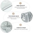 thumbnail image 4 of LOLIPPYY 4 Pcs Protecteurs de Pneus Imperméables Robustes avec Style Pratique pour Usage Extérieur 11.8x11.8 Po, 4 of 8