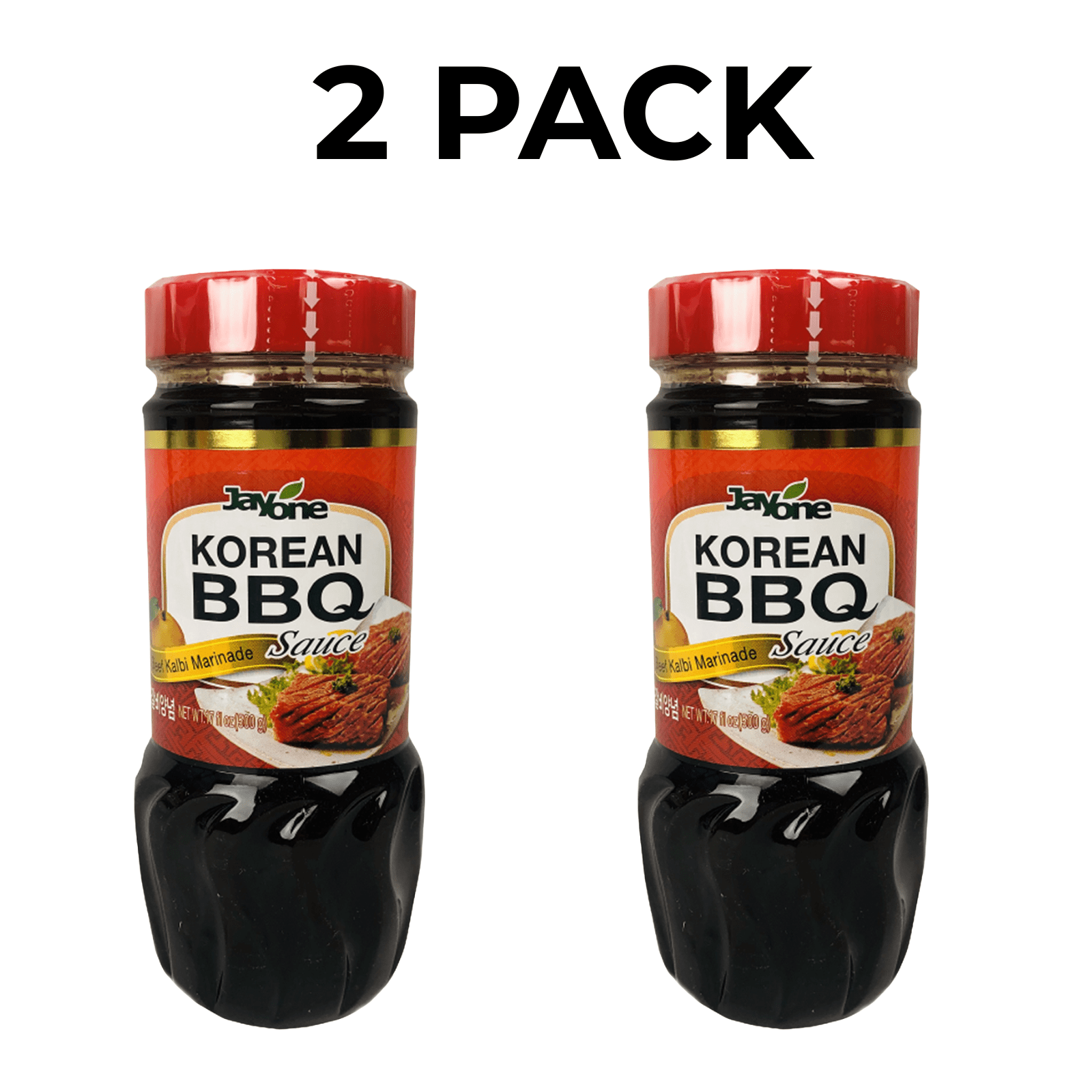 Jayone Korean BBQ Sauce Beef Kalbi Marinade 2 Pack 17 Oz