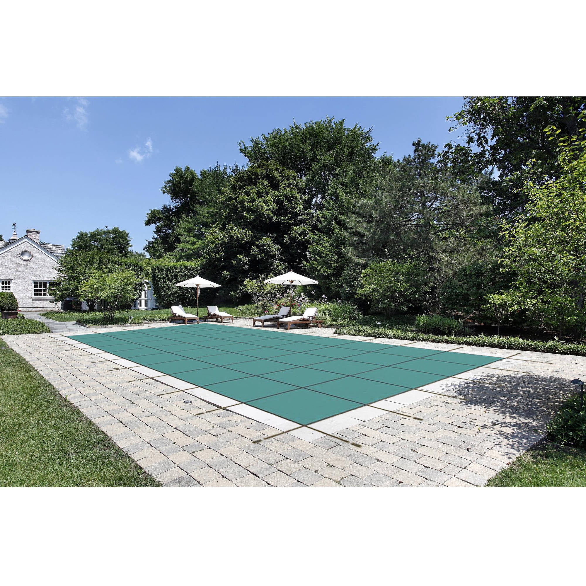 WaterWarden in-Ground Pool Safety Cover Fits 20’ x 38’ Rectangle Pool, UL Classified to ASTM F1346