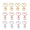 thumbnail image 1 of BRIGHTFUFU 30 piezas creativas llaveros de aleación de zinc accesorios melocotón en forma de corazón aleación llavero hebilla llavero decoración de llaves pequeño regalo para hombres mujeres, 1 of 7