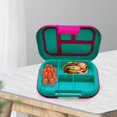 thumbnail image 1 of pitrice Sealed Lunch Containers Fruits Container 4 Compartments Reusable Food Storage Container for Home Work Travel Green, 1 of 9
