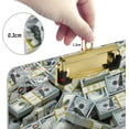 thumbnail image 3 of FMSHPON Dollar Bills Money Pattern Clipboard Hardboard Wood Nursing Clip Board and Pull for Standard A4 Letter 13x9 inches, 3 of 7