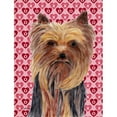thumbnail image 1 of Caroline's Treasures Dalmatian Hearts Love and Valentine's Day House Vertical Flag, 1 of 7