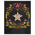 thumbnail image 4 of Youth New Era Black Houston Astros D-a de los Muertos T-Shirt, 4 of 6