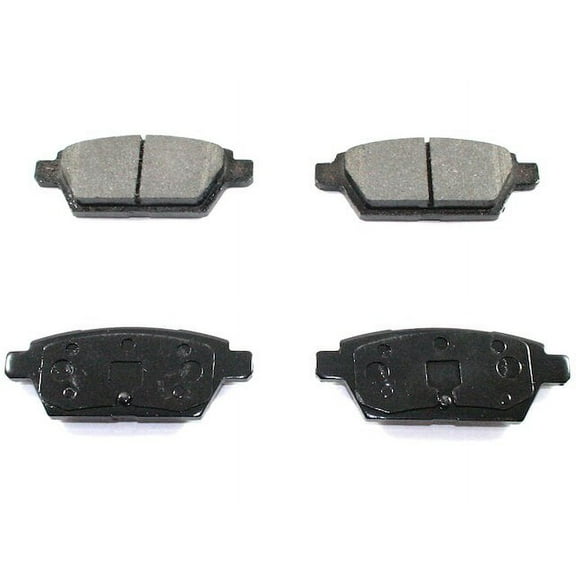 Rear Brake Pad Set - Compatible with 2006 - 2012 Ford Fusion 2007 2008 2009 2010 2011