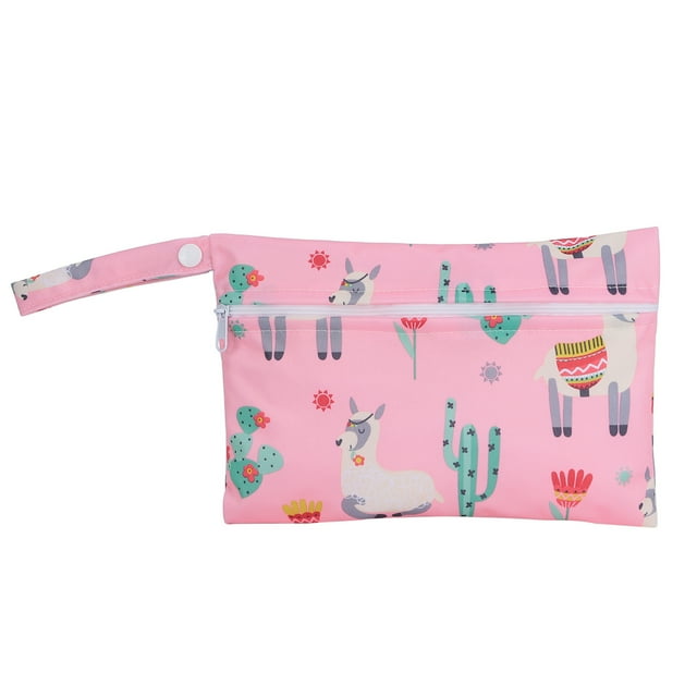 Preciosa bolsa de pañales portátil con estampado de animales de dibujos animados, para viaje, n.° 21