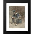 thumbnail image 2 of Jan Hoynck van Papendrecht 11x14 Black Modern Framed Museum Art Print Titled - Seating Reading Tamboer of the Infantry (1868 - 1933), 2 of 5